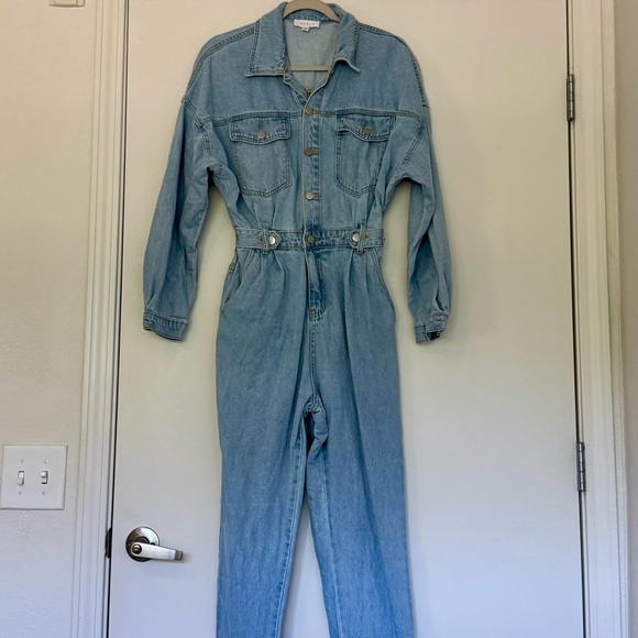 Denim Jumpsuit - Picture 1 of 3